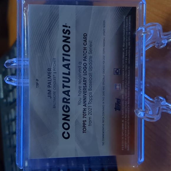 Lot - 2021 Topps 70th Anniversary Logo Patch - Picture 6 of 6